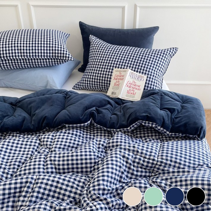 밍밍밍 따뜻한 극세사 겨울 이불세트 차렵이불  패드  베개커버