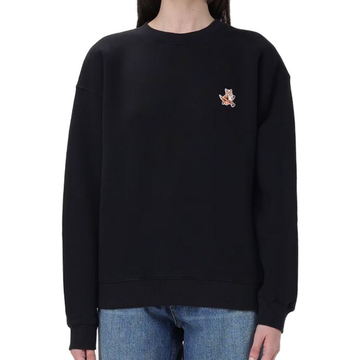 메종키츠네 여성 스피디폭스패치 맨투맨 MW00309KM0307 P199