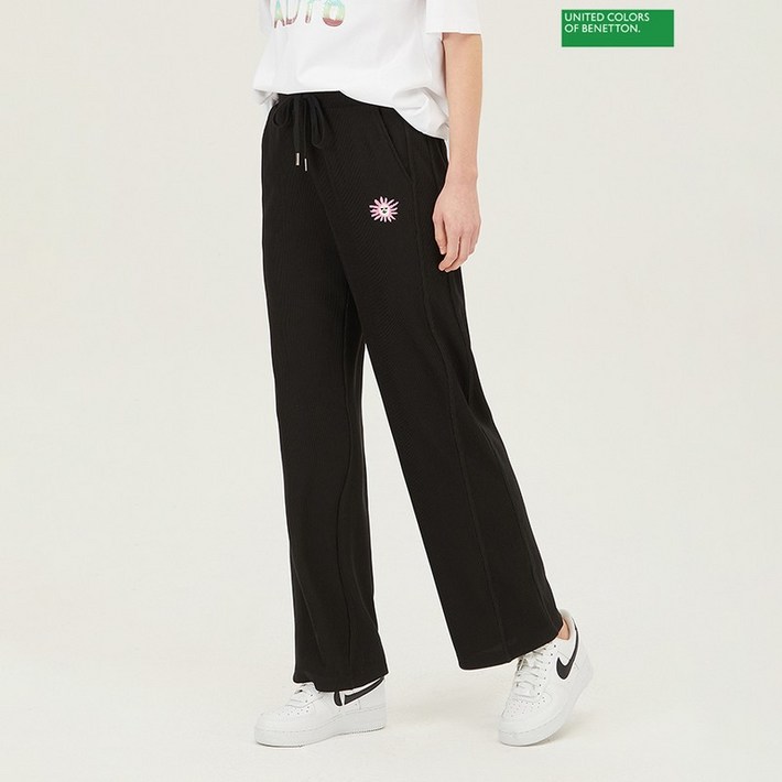 베네통 아울렛 골지 져지 밴딩 팬츠 BAPTA3511 943799