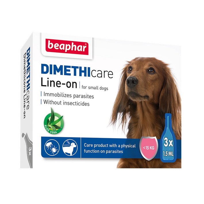 비아파 디메치케어 진드기퇴치제 라인온 소형견용 4.5ml (1.5ml x 3개)
