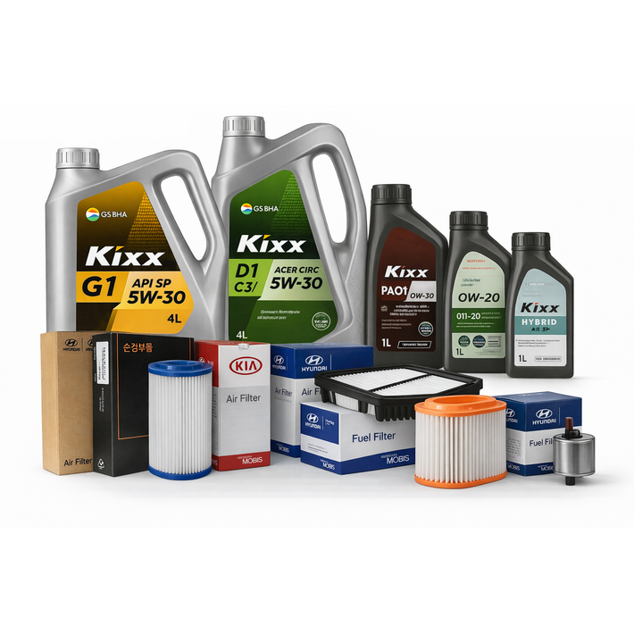 더뉴 그랜저 IG 20년형 1922년식 GDI 쎄타III 2.5 가솔린 6L 순정필터 킥스오일 BIO, 1세트, 그랜저, 현대