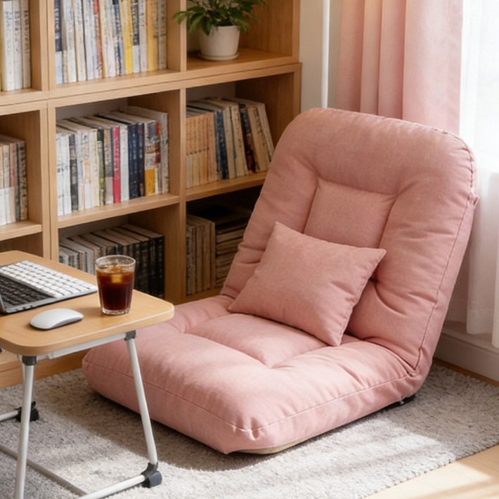 쿠리브 홈용 좌식 소파 등받이 리클라이너  휴식용 접이식 좌식의자