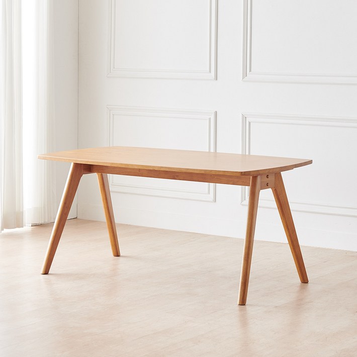 동서가구 디어스 4인용 원목 낮은 식탁 테이블 1400 DF923715