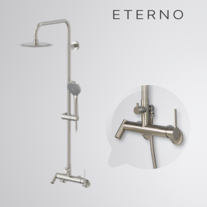 E71006NB ETERNO 무광 니켈 욕실 샤워기 수전 화장실샤워수전 에떼르노