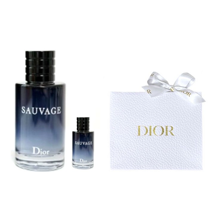 디올 소바쥬 오 드 뚜왈렛 100ml  10ml 백화점정품, 쇼핑백