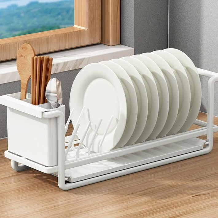 건조대 물빠짐 소형 식기 수저 꽂이 그릇 접시 걸이, 1개