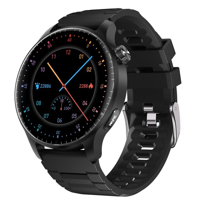 와피크 블루투스 스마트워치 ST50 1.52인치 통화가능 GPS SOS통화 AI운동인식 스포츠시계