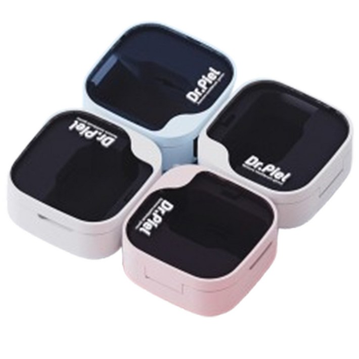 방수되는 칫솔 히팅건조 살균기 닥터피엘 올뉴큐빙 2개 IPX7 인증, 퓨어 화이트  퓨어 화이트