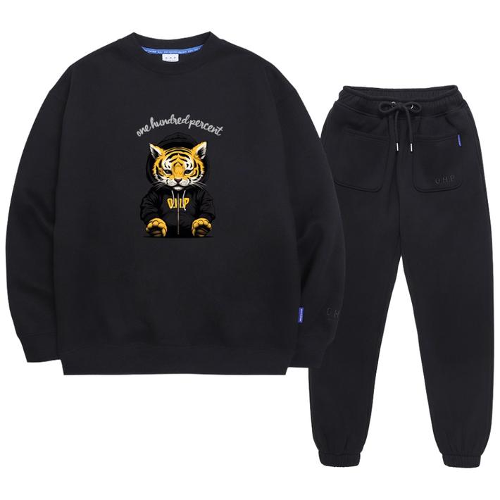 작품을입는다 원헌드레드퍼센트 기모 맨투맨조거팬츠 셋업 Best 4