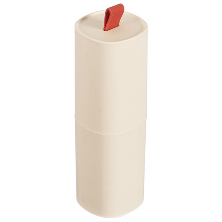 루비바 모던 심플 휴대용 칫솔케이스 냄새없는, 프로스트화이트