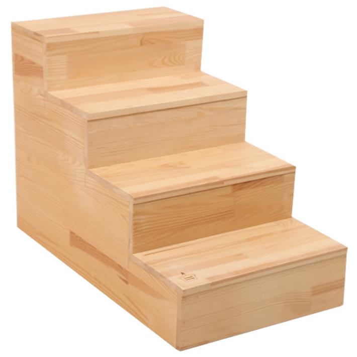 이너피스 원목 4단 강아지 계단 펫스텝 C