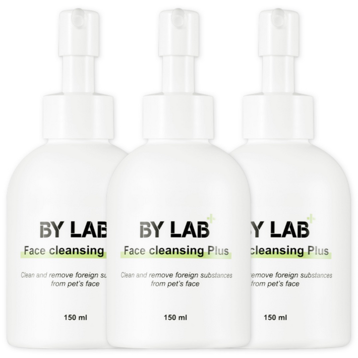 바이랩 페이스 클렌징 플러스 강아지 얼굴샴푸 눈물자국 눈곱 꼬순내 세안 세정제, 150ml, 3세트