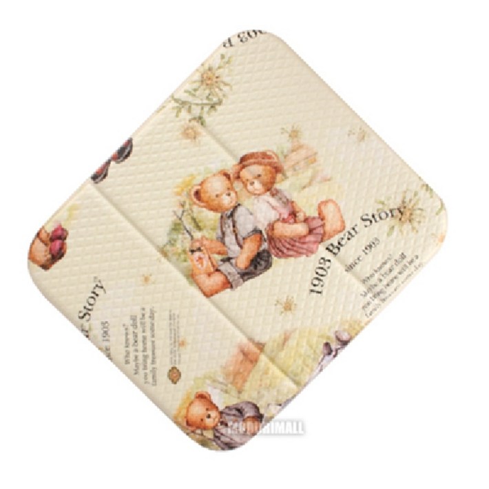 베어스토리다용도미니매트(35×30) 양면매트 목욕탕방석 방석 쿠션 야외방석 휴대용방석