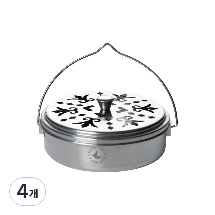 이타카 모기향 케이스  인센스 홀더거치대, 단일색상, 1단, 4개