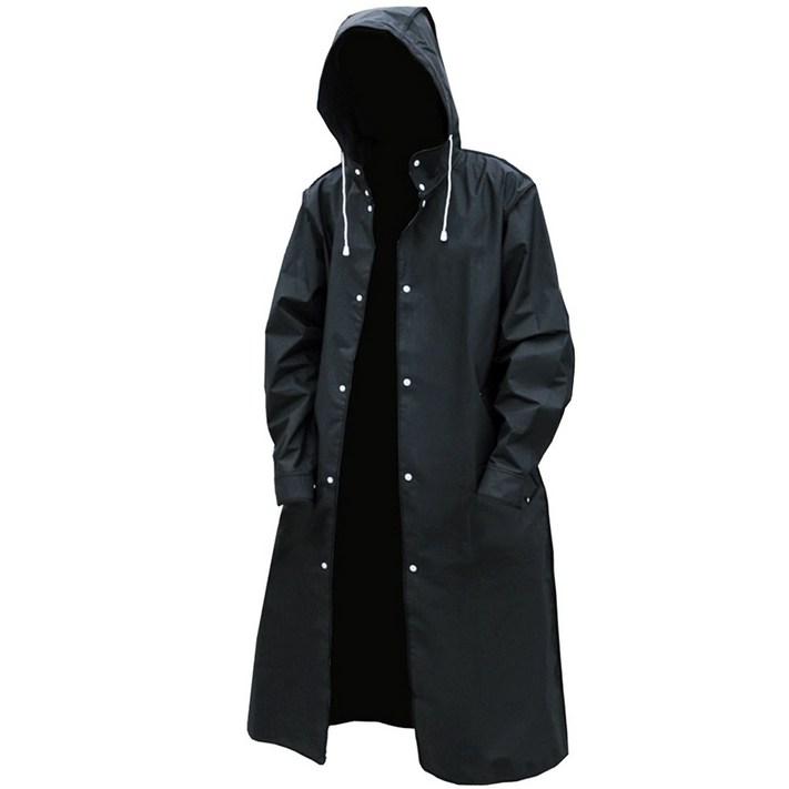 라이프란스 EVA 코트형 우비 판초우의 빅사이즈 레인코트 커플