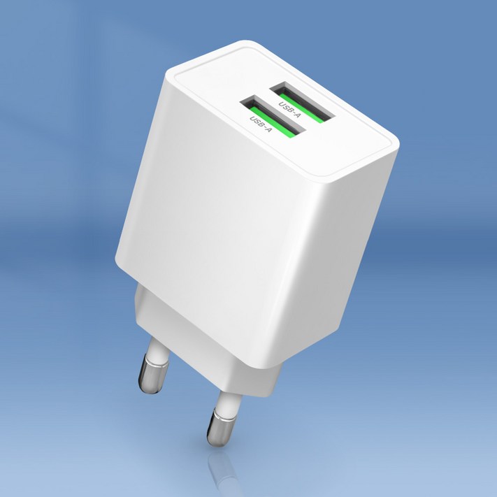 홈플래닛 10W USBA 2포트 멀티 충전기 5V 2A, 화이트, 1개 홈플래닛 10W USBA 2포트 멀티 충전기 5V 2A, 화이트, 1개