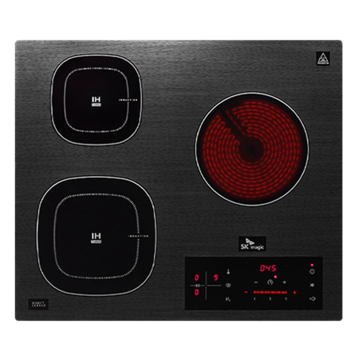SK매직 2 IH 하이브리드 빌트인 전기레인지, 빌트인, ERABTS33