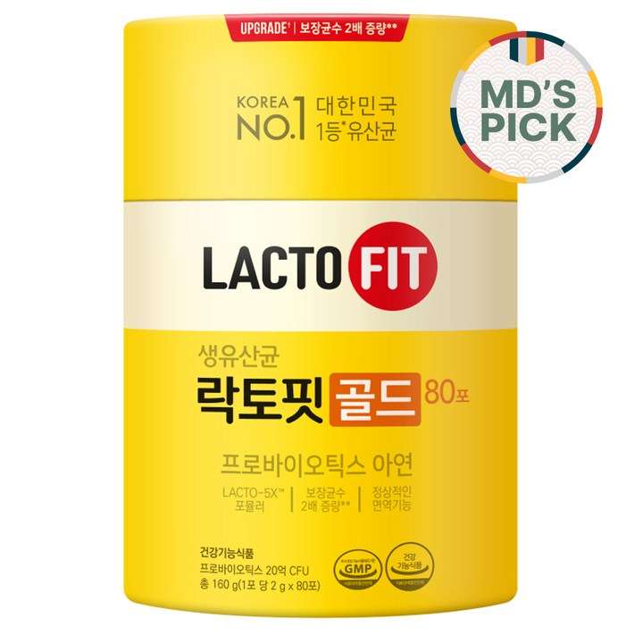종근당건강 락토핏 골드, 160g, 1개