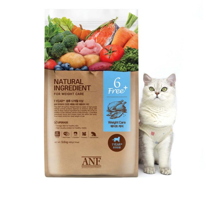 ANF 6free 플러스 캣 웨이트케어(체중관리) 5.6kg