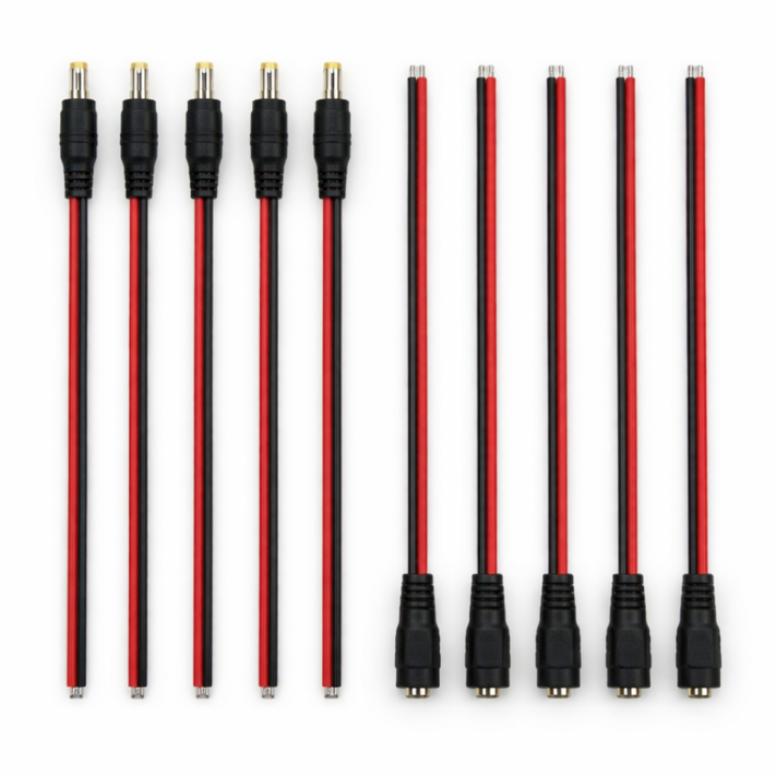 DC 전원 연장 케이블 레드블랙 배선 구리선 저손실 DIY 전원선