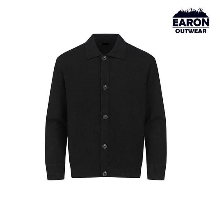 EARON 소프트터치 밀라노 립 스웨터 가디건