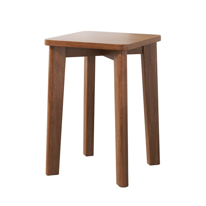 온더루프 사각 원목 스툴 의자