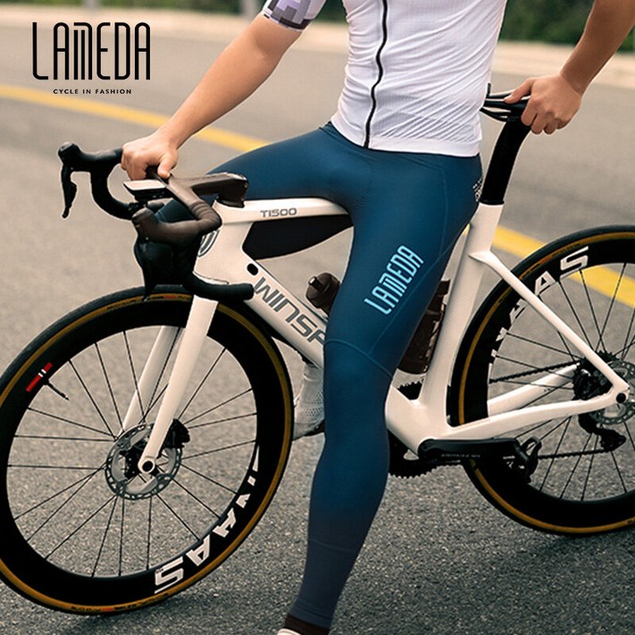 자전거바지 LAMEDA 신상 라이딩 코트 라이딩 바지 남성용 춘추하 자전거 바지 커버감 강산 도로 자전거 고탄성 편안한 라이딩 바지