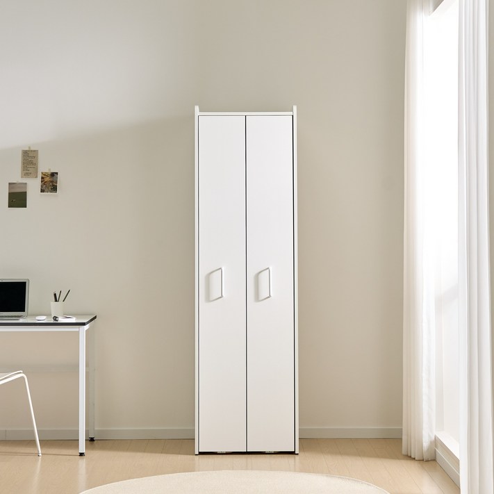 네스트 lpm 높은 슬라이딩 책장, 우형화이트