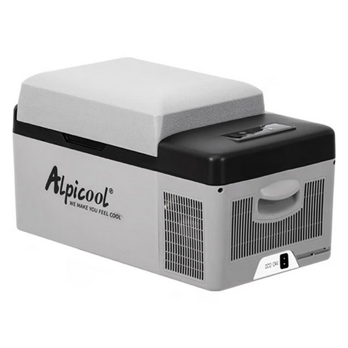 알피쿨 C 시리즈 다용도 차량용 냉장고, 블랙  그레이, 20L