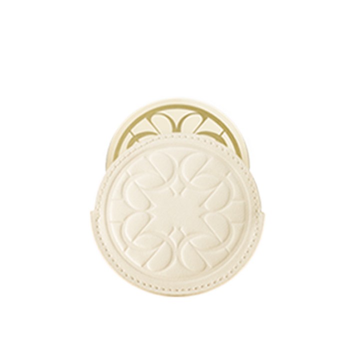 엘리사브 모노그램 미러 위드 슬리브 파우치 휴대용 손거울, 1개, one color