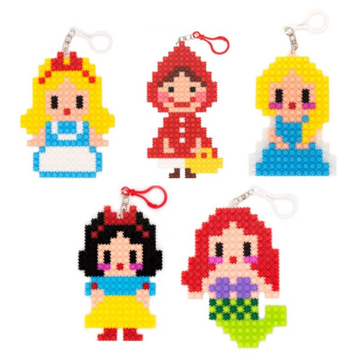 디폼블럭 8mm 공주 5종 세트