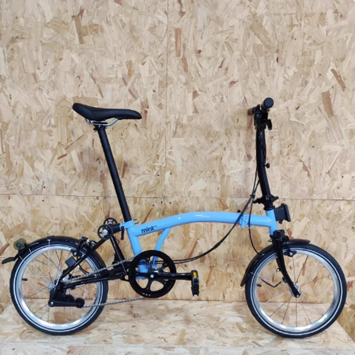 3SIXTY 16인치 접이식 미니 자전거 프레임 내장 내부 삼단 2단 6단 3단 변속 스틸 외부