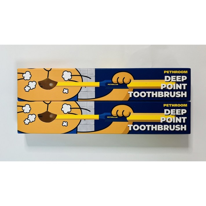 페스룸 반려동물 프리미엄 항균 초극세사모 딥 포인트 칫솔