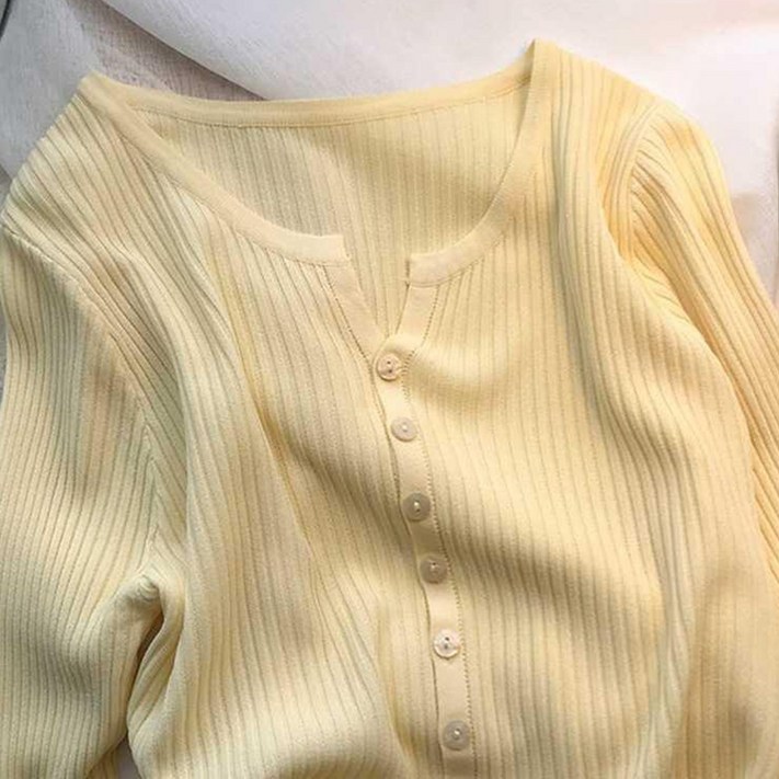 메이킹유 슬림핏 골지 니트 WB12647퓨어디가디건