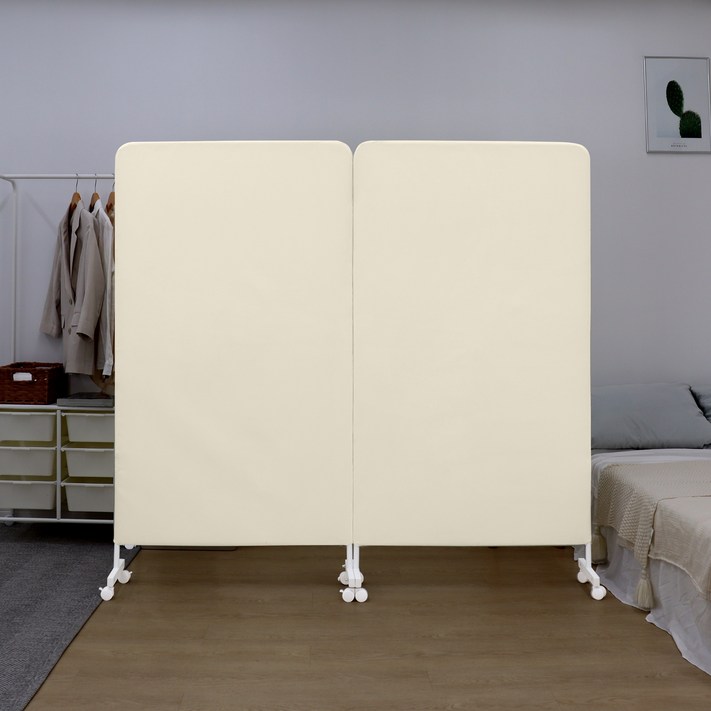 1분조립 쿠스쿠스 노르딕 멀티 이동식 파티션 행거 M 폭80cmx높이150cm 사무실 가림막 칸막이 인테리어 가벽 공간분리 철제 민트 아이보리 베이지 조립식