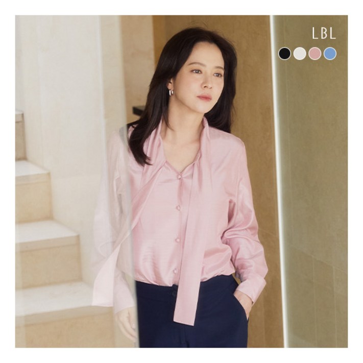 LBL 24FW실크블렌디드 타이 블라우스 3종 LBL 24FW실크블렌디드 타이 블라우스 3종