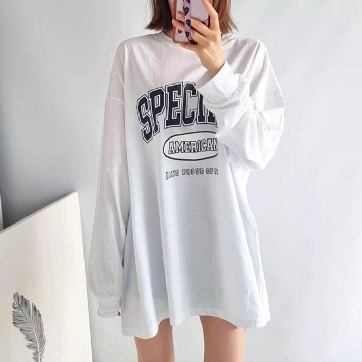 시픽 레터링 박스 티 롱티 오버핏 빅사이즈 긴팔티 라운드 나염티 박스티 시픽 레터링 박스 티 롱티 오버핏 빅사이즈 긴팔티 라운드 나염티 박스티