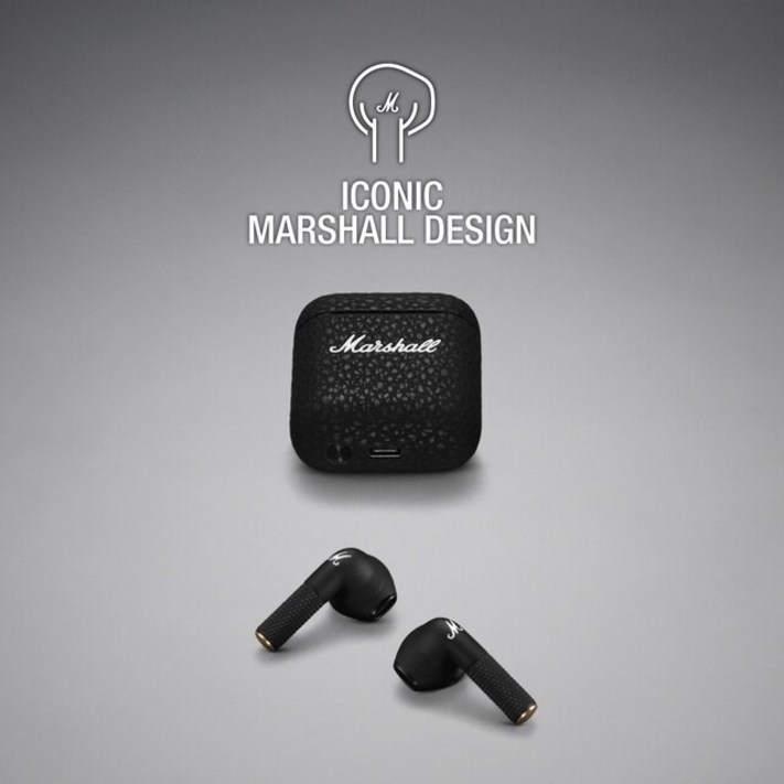 Marshall-Minor III 진정한 무선 이어버드 TWS 마이크 포함 딥베이스 블루투스 헤드폰 헤드셋 이어폰 - 쇼핑앤샵