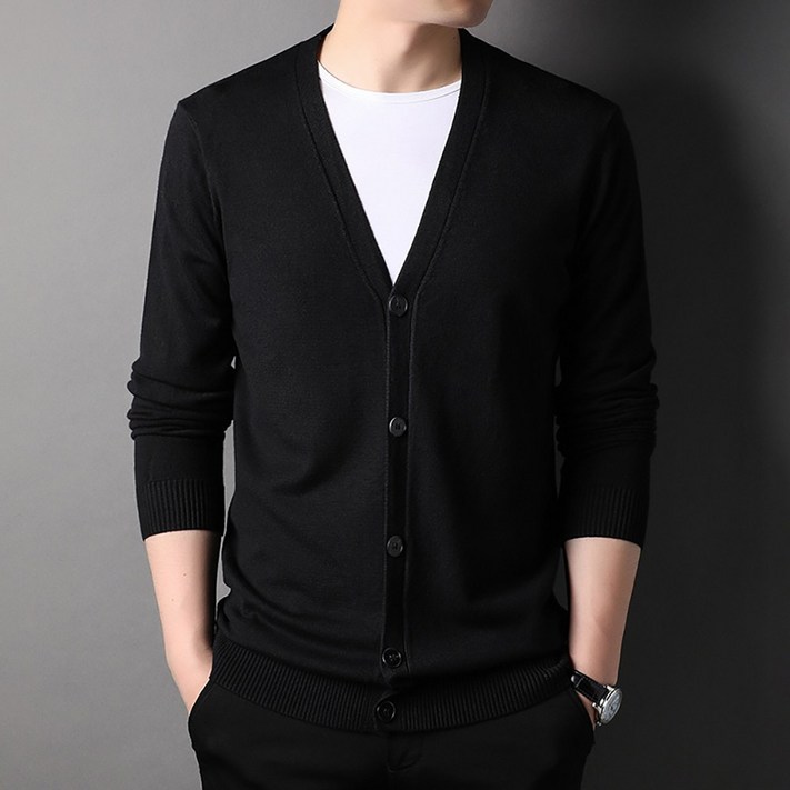 글리멜로 남성 부드러운 데일리 무지 니트 가디건 글리멜로 남성 부드러운 데일리 무지 니트 가디건