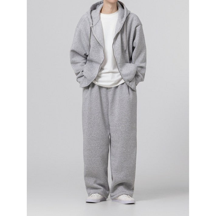 오드오즈 기모 트레이닝 후드집업 팬츠 셋업