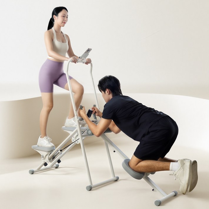 메인워크 2in1 천국의계단 운동기구 가정용 스텝밀 실내 계단오르기 전신 운동 기구