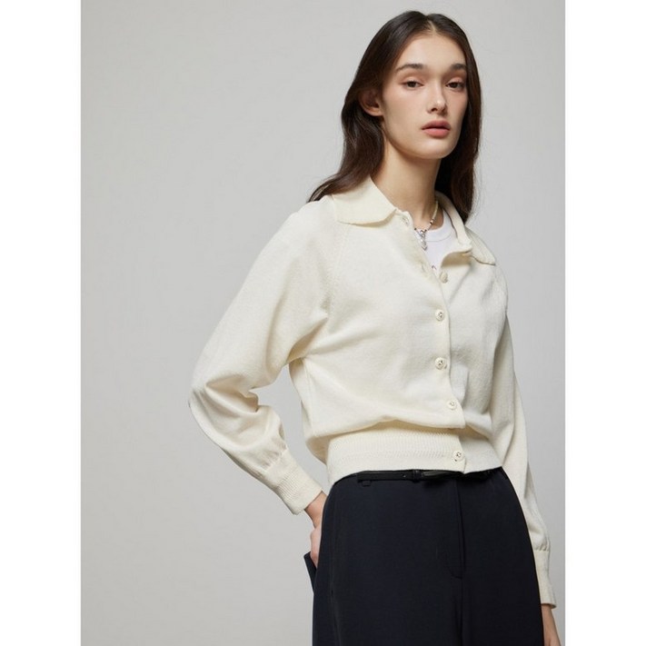 백화점 정품 듀엘 니트 신세계단독셔츠카라 가디건D252KSL231