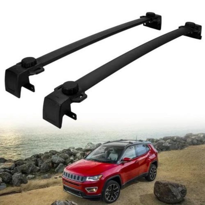 리프트 탑 지붕 지프 컴패스 20112022 알루미늄 합금 수하물 캐리어, 카약 자전거 카누 루프탑 크로스 바