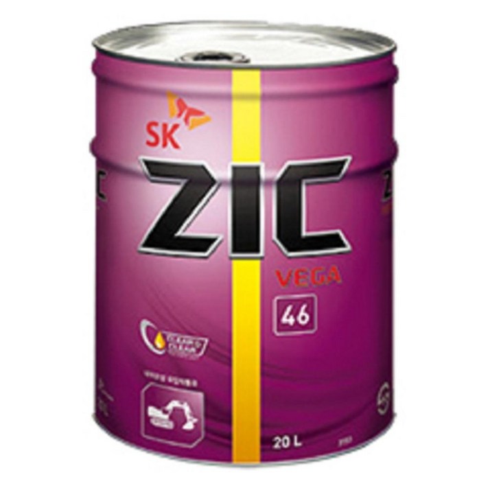 유압작동유 SK ZIC VEGA 46 20L, 단일상품 유압작동유 SK ZIC VEGA 46 20L, 단일상품