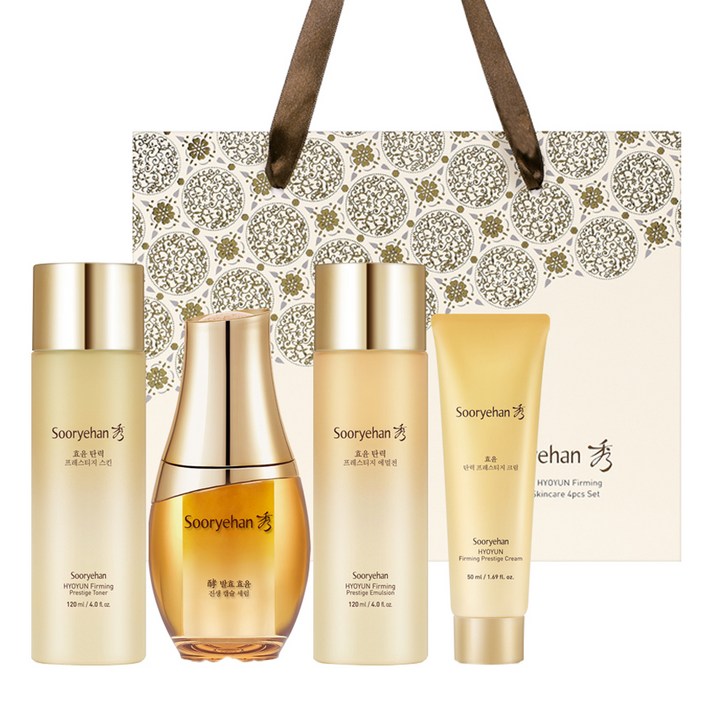 수려한 효윤 탄력 프레스티지 4종 세트