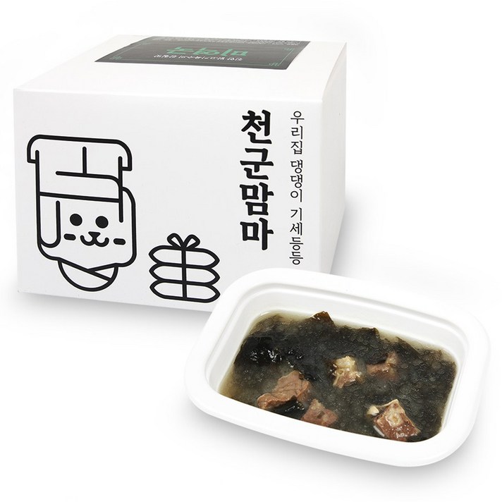 천군맘마 강아지 보양식 파우치, 미역국, 360g, 1개 천군맘마 강아지 보양식 파우치, 미역국, 360g, 1개