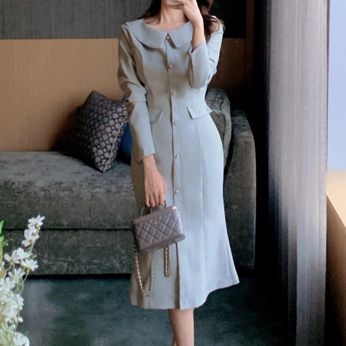 페이퍼먼츠 엘레칸 하객룩 정장 원피스 10153