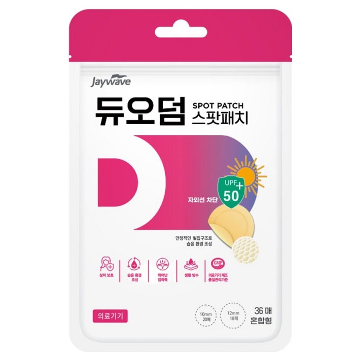 듀오덤 스팟패치, 36개입, 1개 듀오덤 스팟패치, 36개입, 1개