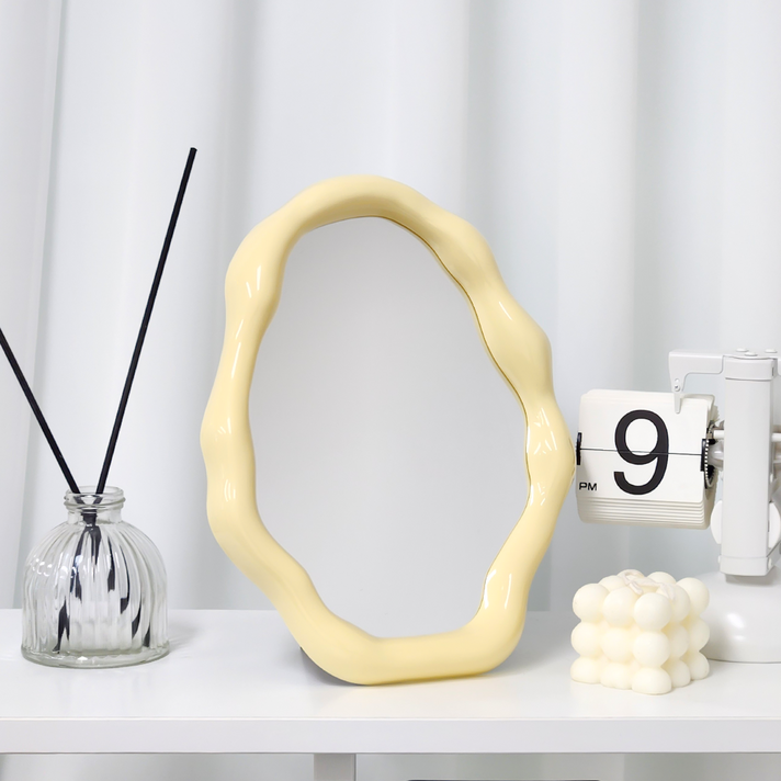 비정형 파스텔 탁상거울