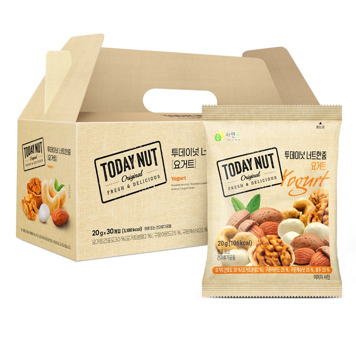 투데이넛 너트한줌 요거트 견과세트 600g, 1개